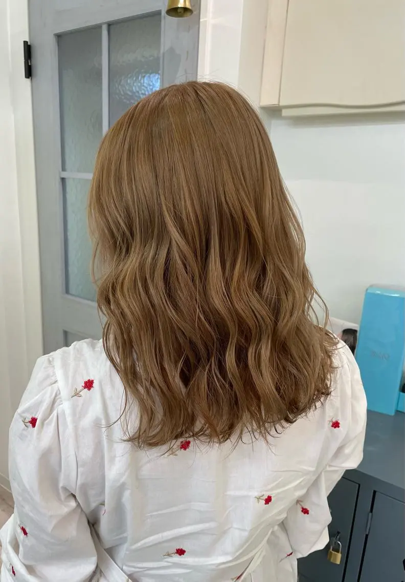 セミロング カラー 💫大宮美容師💫 azusaのヘアスタイル