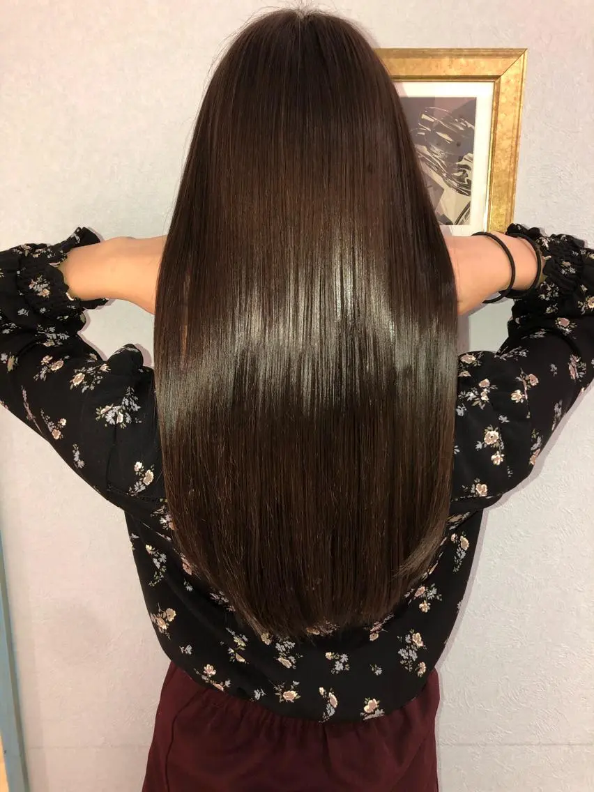 ロング トリートメント トリートメント 髪質改善　縮毛の達人 矢井由真のヘアスタイル