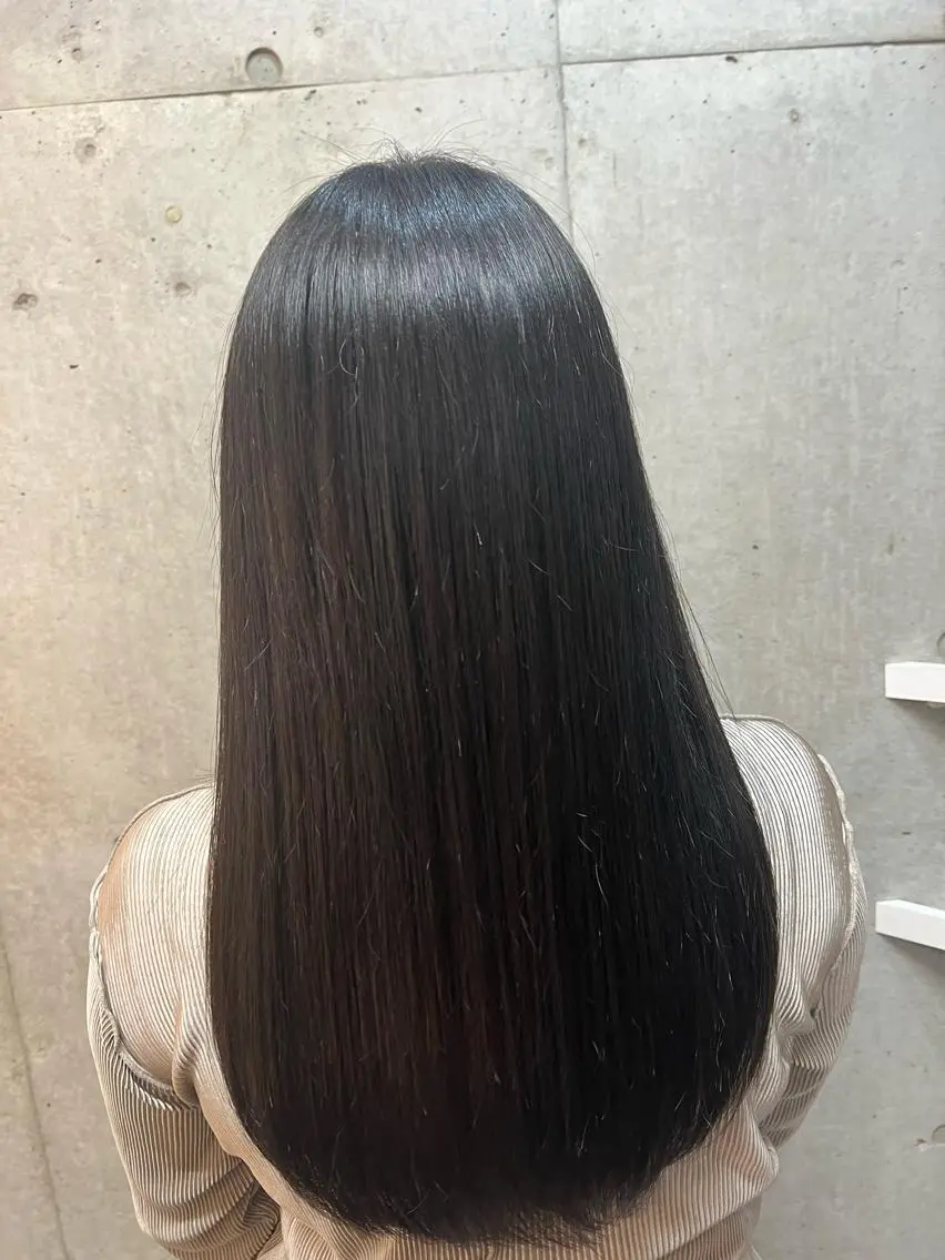 ロング トリートメント ヘアカラー トリートメント ヘッドスパ 青木 啓輔のヘアスタイル