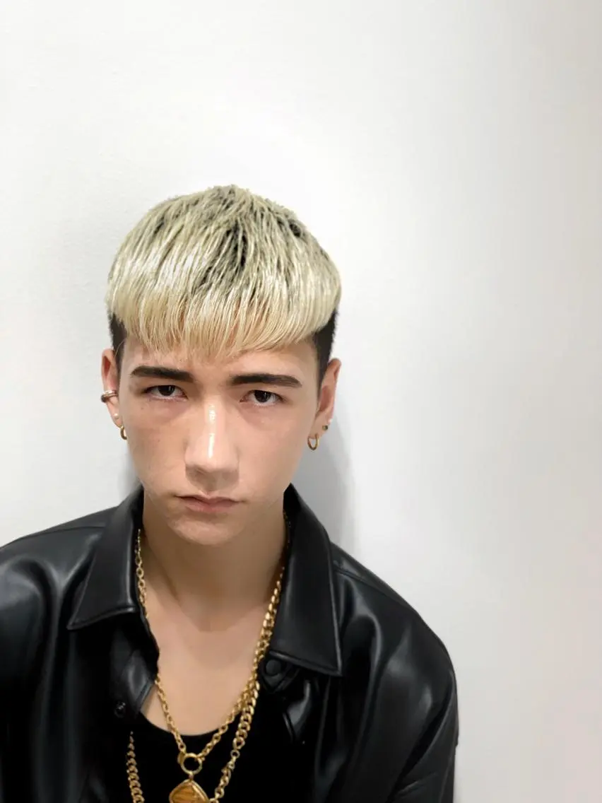 ショート カラー メンズ メンズ韓国風 メンズベリーショート ベリーショート 韓国風ヘア ショートヘア カット ヘアセット メンズStylist 山根慧のヘアスタイル