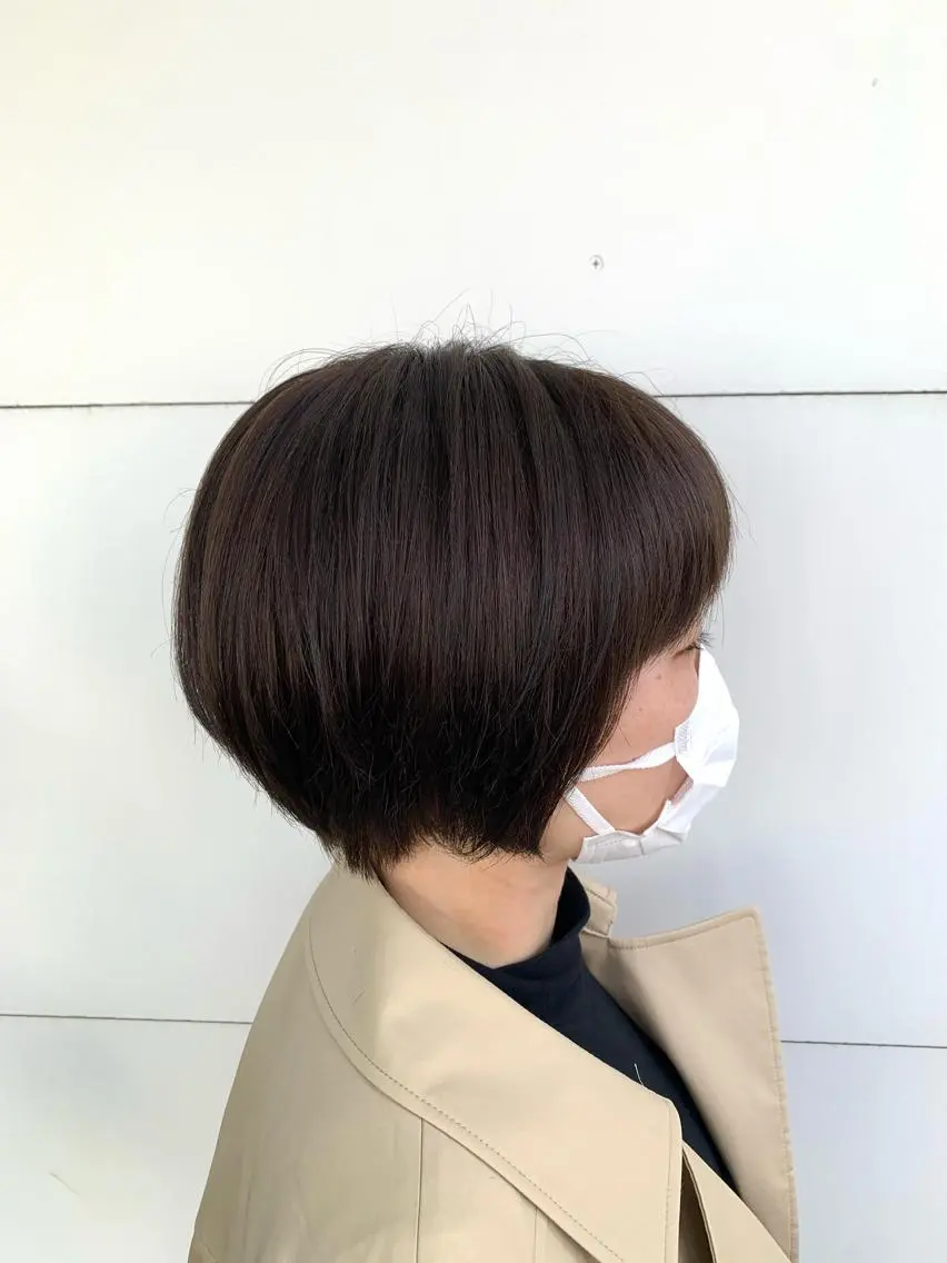 カラー ブラウンカラー 三品 早妃のヘアスタイル