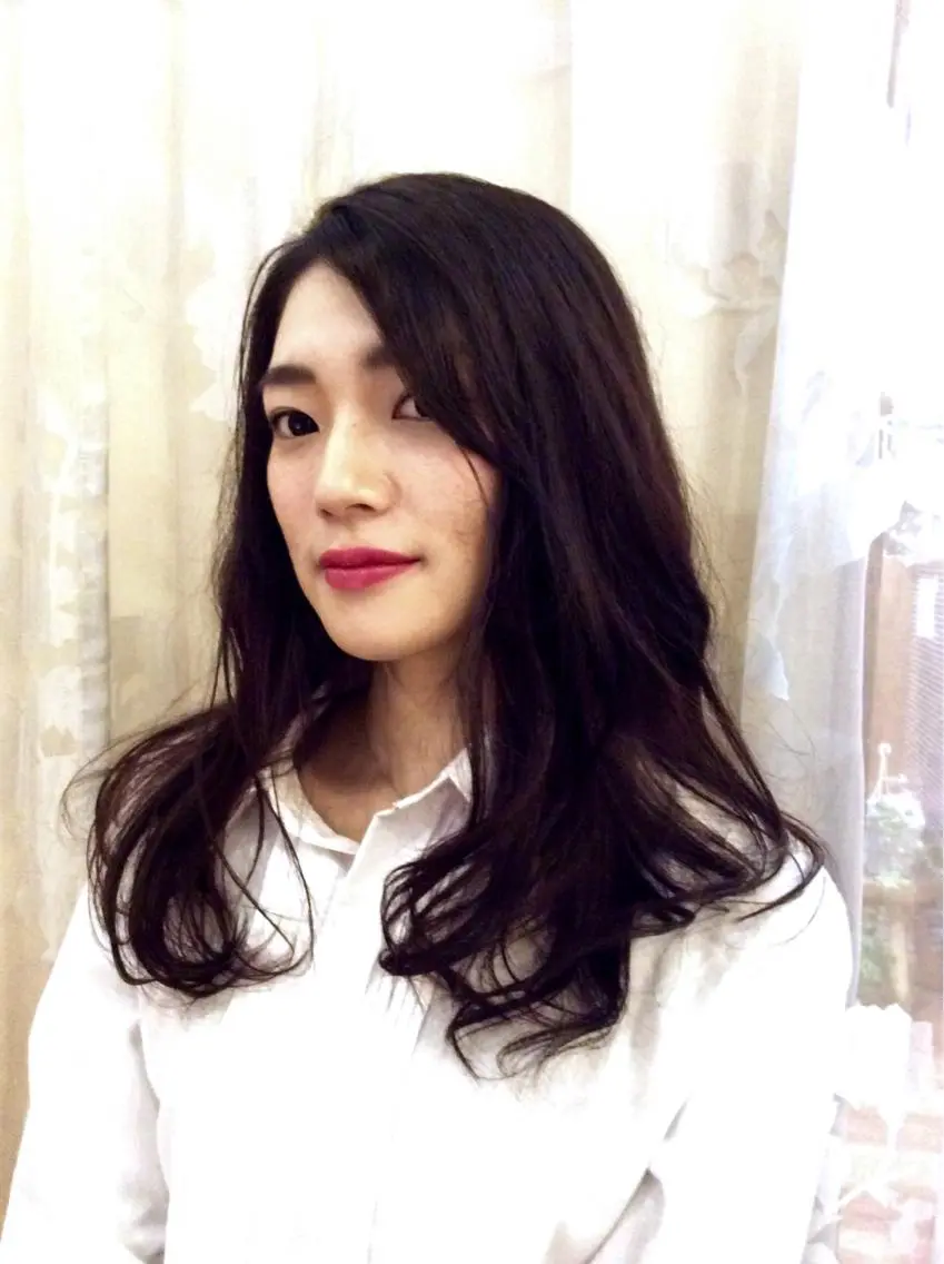 セミロング ロング 髪質改善・縮毛矯正/ 下村陽平のヘアスタイル