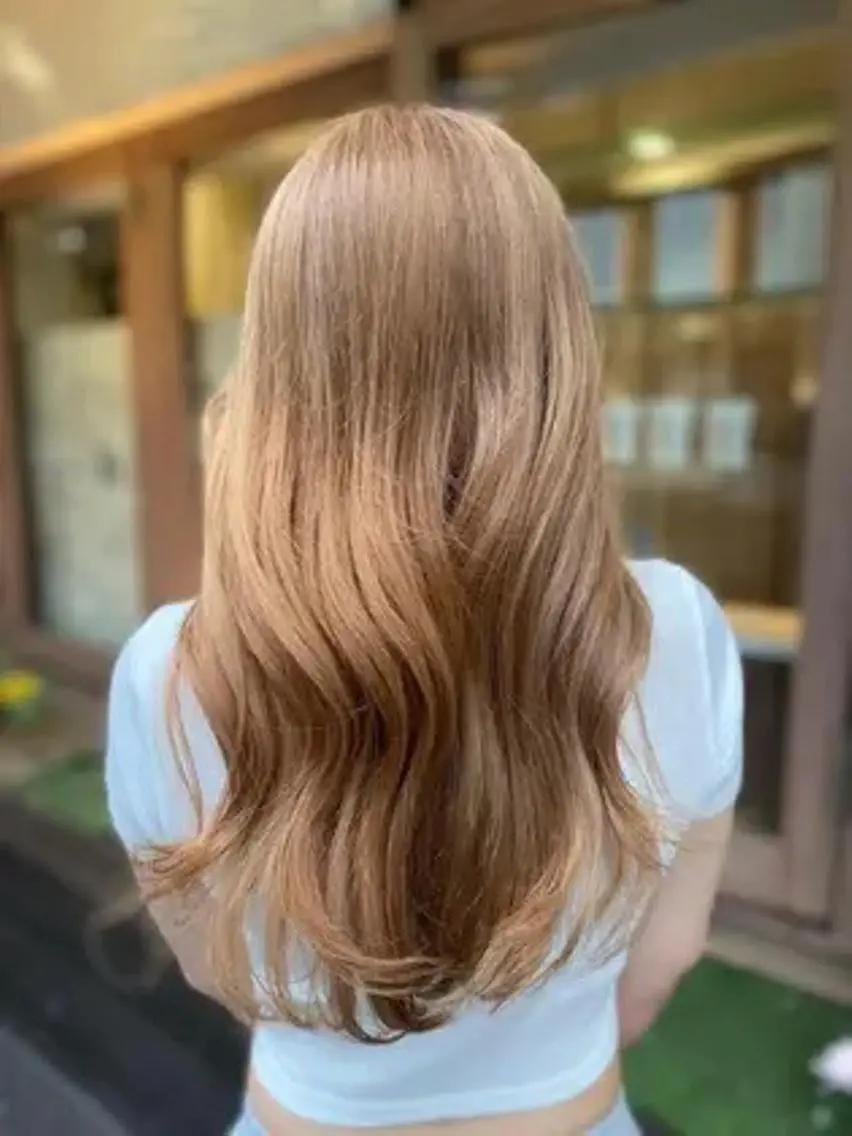 ロング カラー 髪質改善/艶カラー ⚡️コメス/錦糸町のヘアスタイル