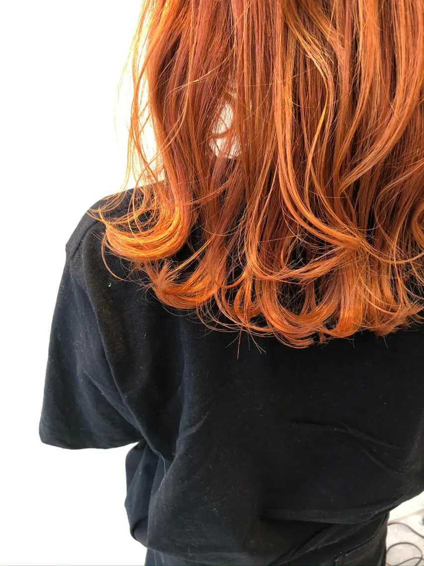 セミロング カット ヘアカラー 久保田 千尋のヘアスタイル