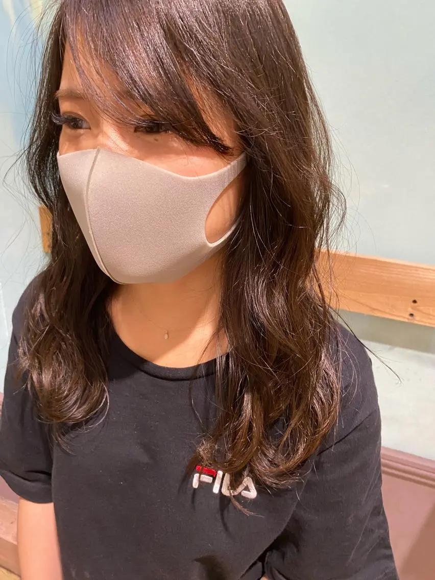 ミディアム ショート& パーマ　坂本のヘアスタイル