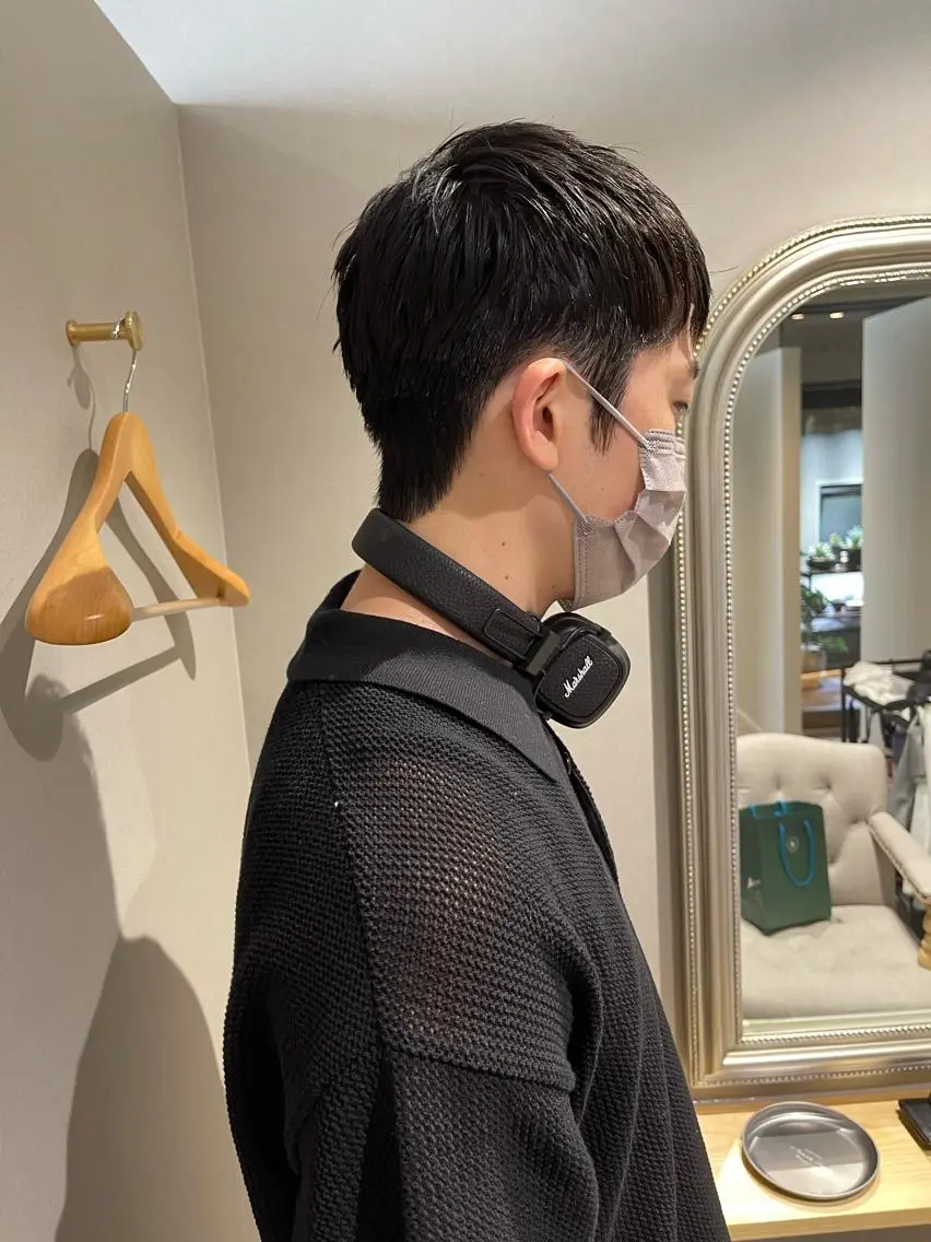 メンズ カット 韓国ヘア🇰🇷 有田裕也のヘアスタイル