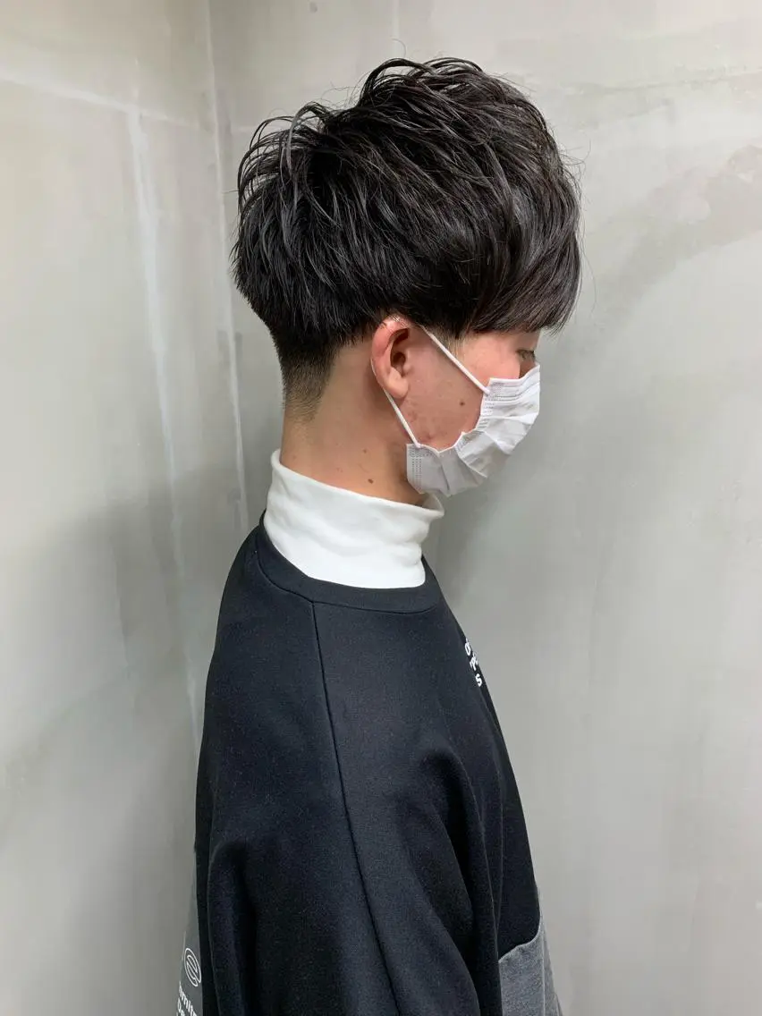 ショート メンズ カット 【S.BROOM】 店長　西川徹のヘアスタイル