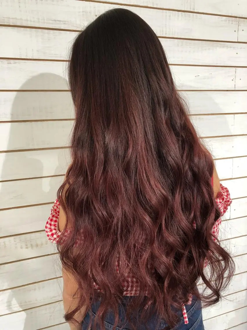 ロング ヘアカラー トリートメント 🧡艶髪/エクステ 🫧🧡YUKI❄️のヘアスタイル