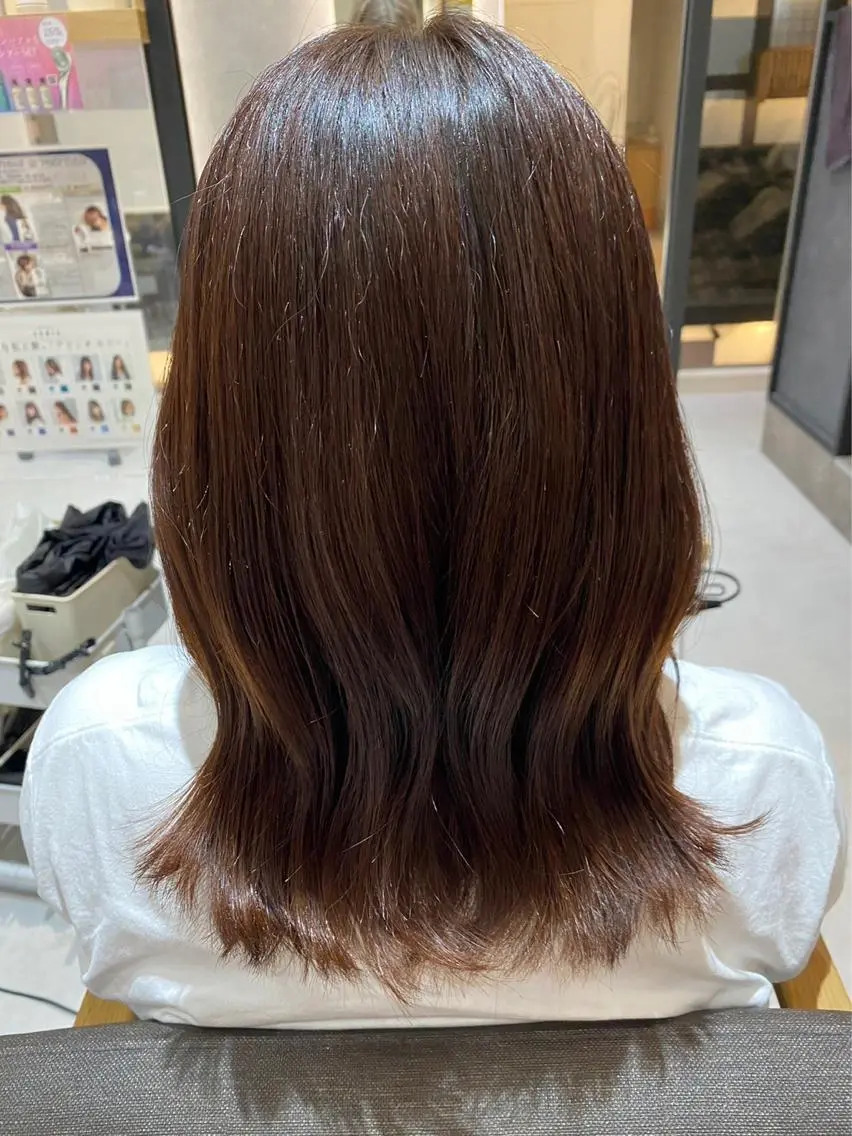 ミディアム カラー 🫧のばた /川越/透明感🫧のヘアスタイル