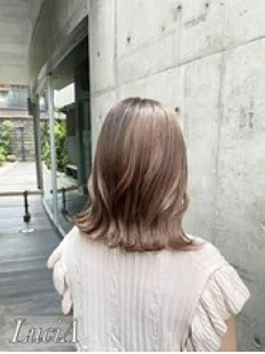 カラー ロング ヘアアレンジ エクステ7:30〜 LuciA\5900のヘアスタイル