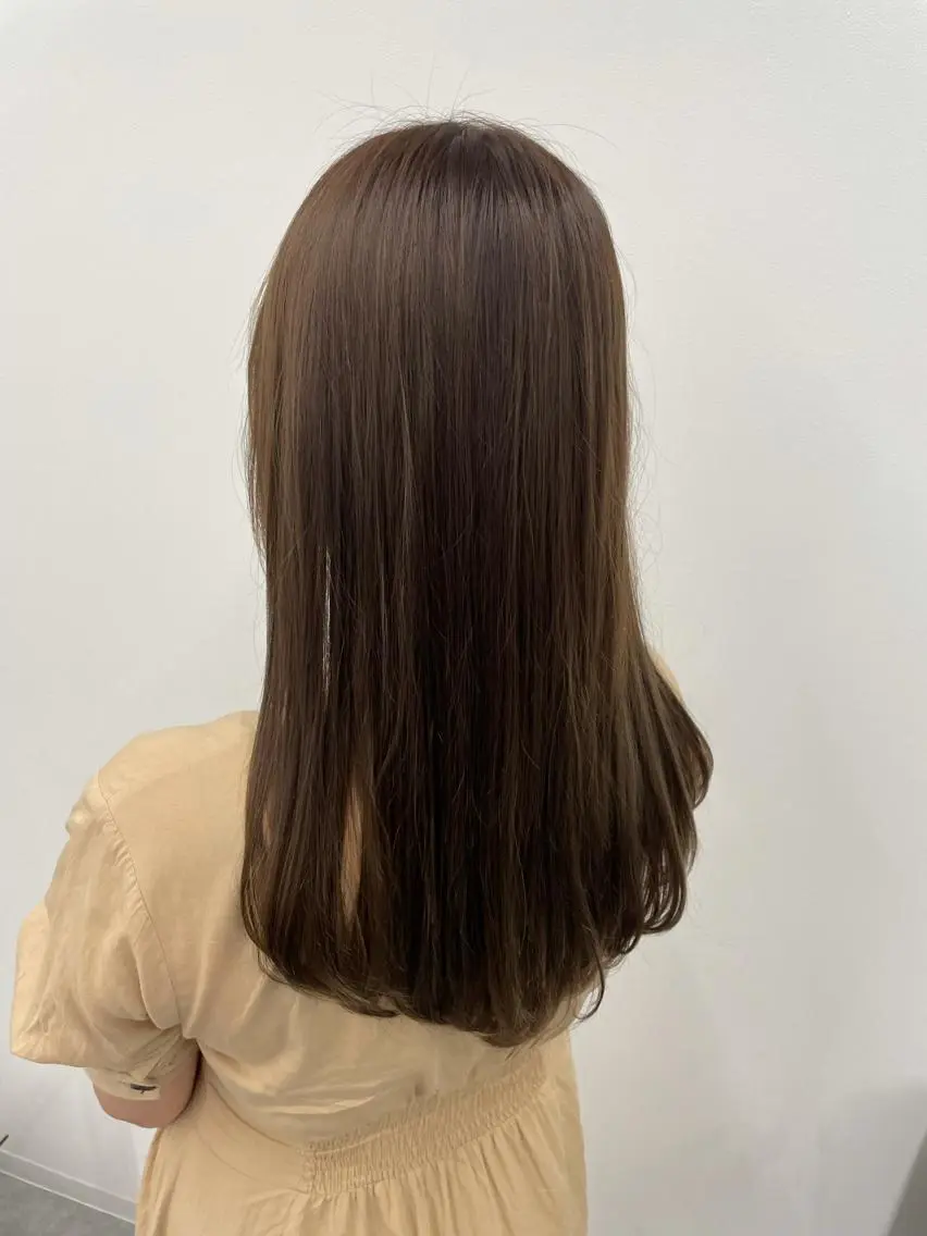 ロング カラー ヘアアレンジ ヘアカラー トリートメント ヘアセット ピンク・ベージュ🩰 カラー🫧とらのヘアスタイル