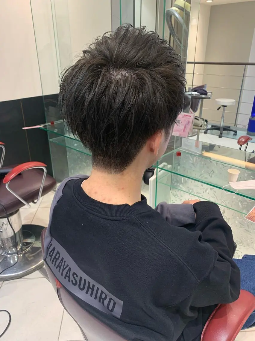 メンズ カット ヘアカラー トリートメント ✨上村 潤平✨メンズヘア✨のヘアスタイル