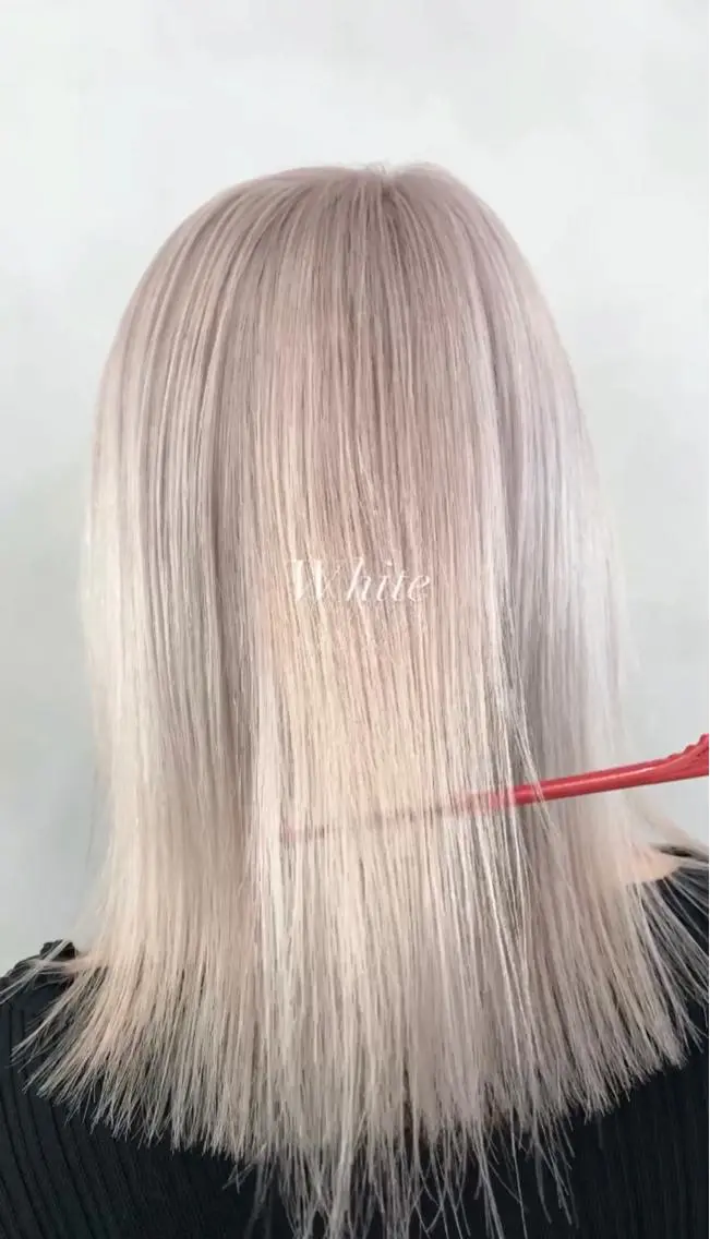 ミディアム カラー ヘアカラー ハイトーン特化サロン 代表 中谷蓮のヘアスタイル