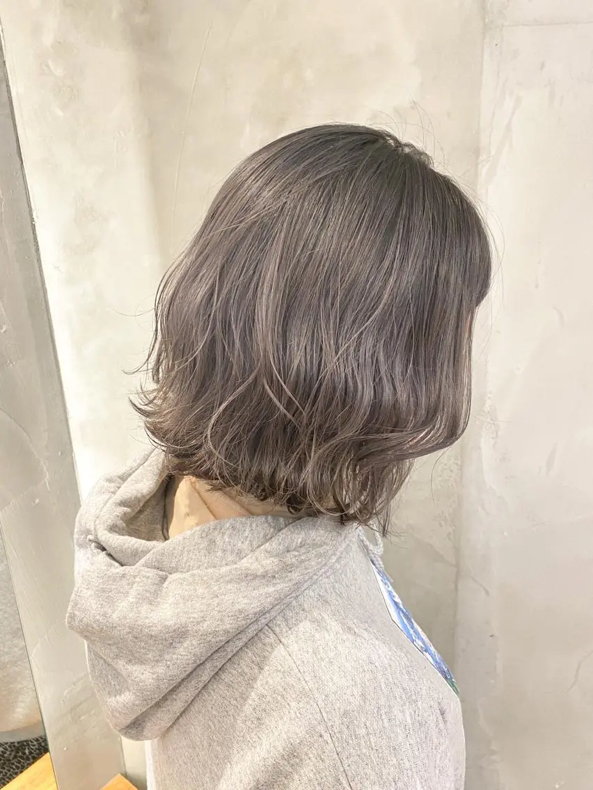 セミロング カット ヘアカラー トリートメント 新宿/顔周りカット +レイヤー=しずく♩のヘアスタイル