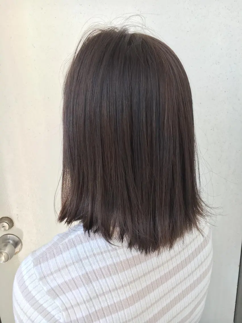 ミディアム カラー パーマ ヘアアレンジ カット ヘアカラー トリートメント Zina福岡天神🪞 髪質改善🪞レイヤーのヘアスタイル