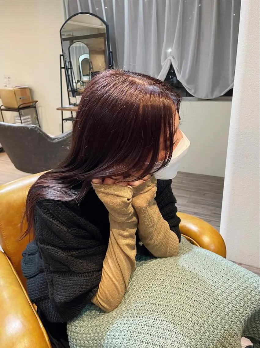 ミディアム カラー sand🎀 Ricoのヘアスタイル