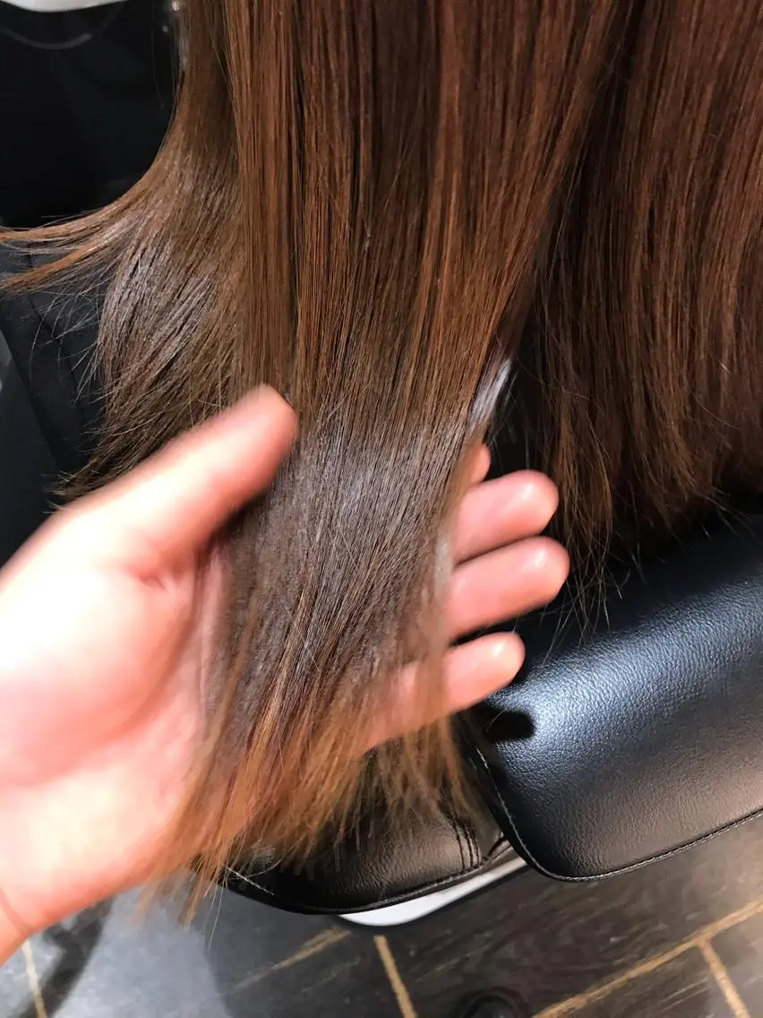 セミロング カラー パーマ ヘアアレンジ メンズ キッズ ネイル マツエク・マツパ メンズウルフカット アディクシーカラー 透明感カラー ボブ ウルフカット 藤井 仁紀のヘアスタイル