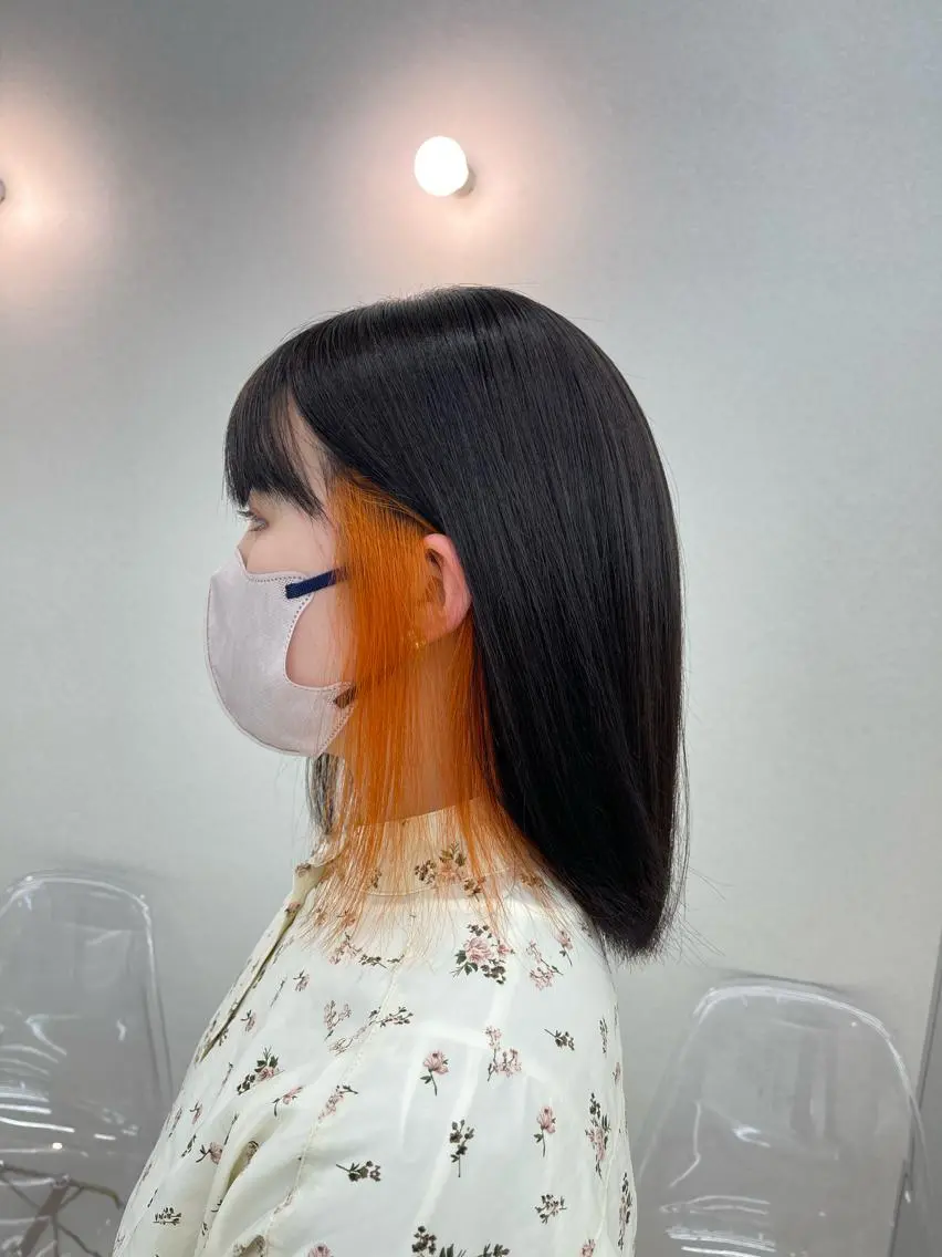ミディアム ヘアカラー トリートメント 今だけ無料カット募集 💫KEISHIのヘアスタイル