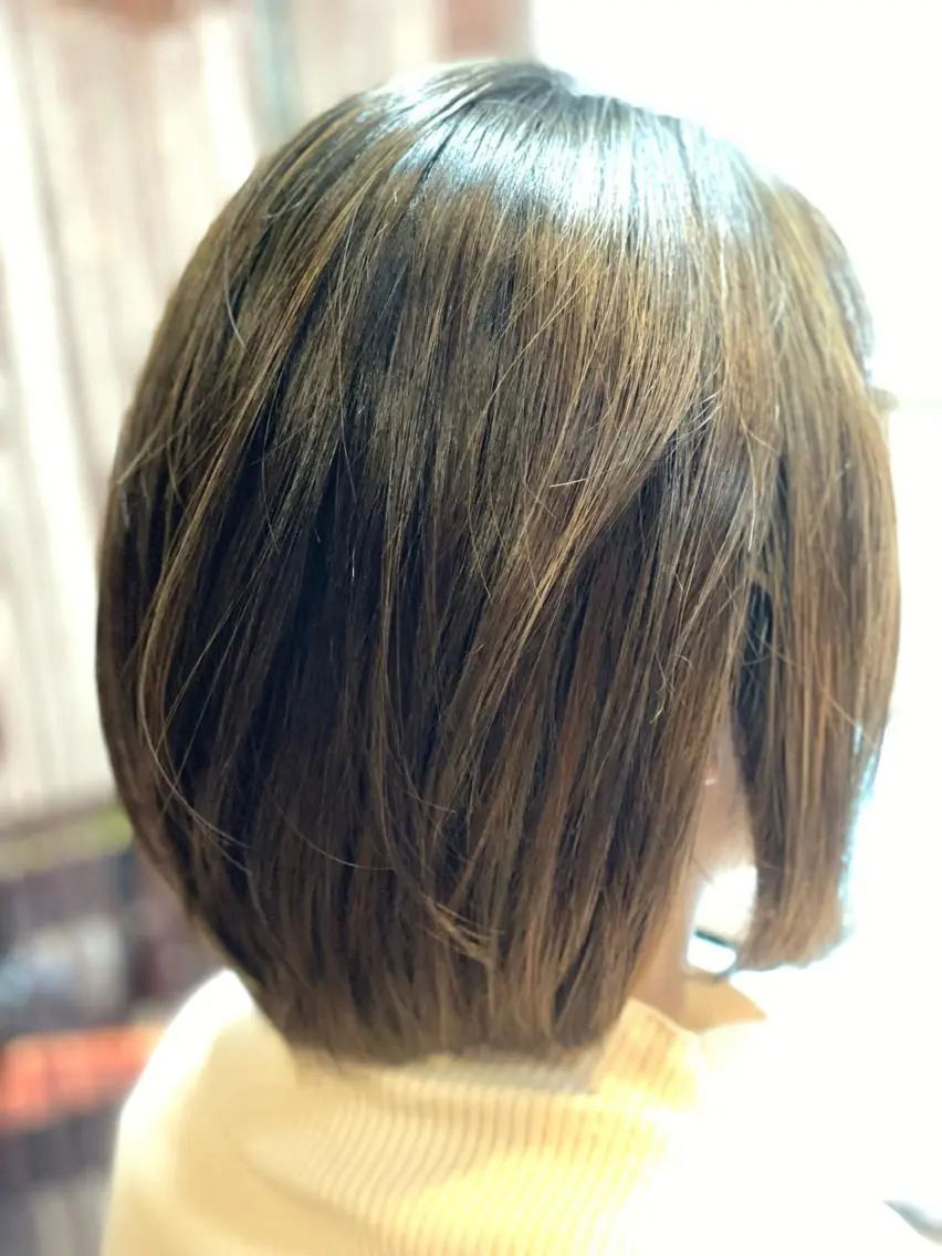 ミディアム ハイライト TAKA ♦︎bridge♦︎のヘアスタイル