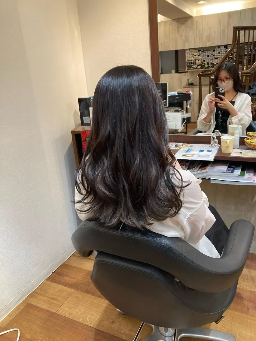 ロング MOLLA ✂️辻桃加のヘアスタイル