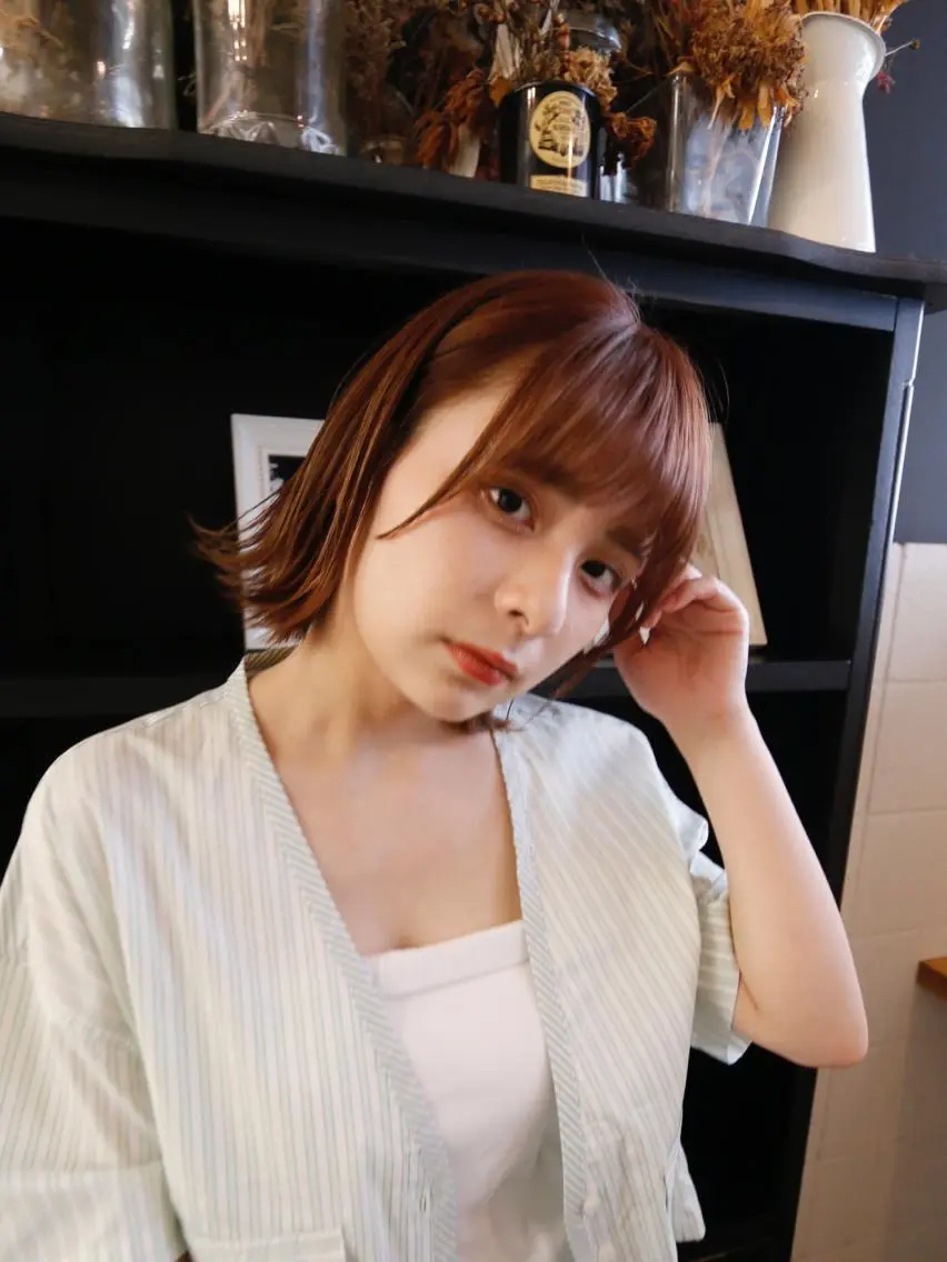ミディアム Ebihara Satomiのヘアスタイル