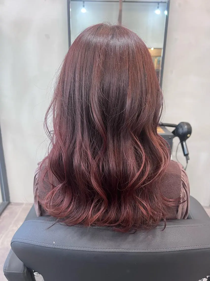 ロング カット ヘアカラー トリートメント Cecilhair なんば店    岩川のヘアスタイル