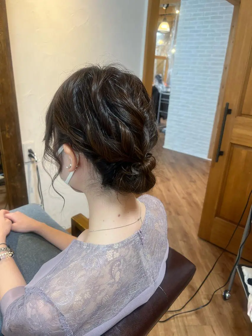 セミロング ヘアアレンジ Topstylist YUKIのヘアスタイル