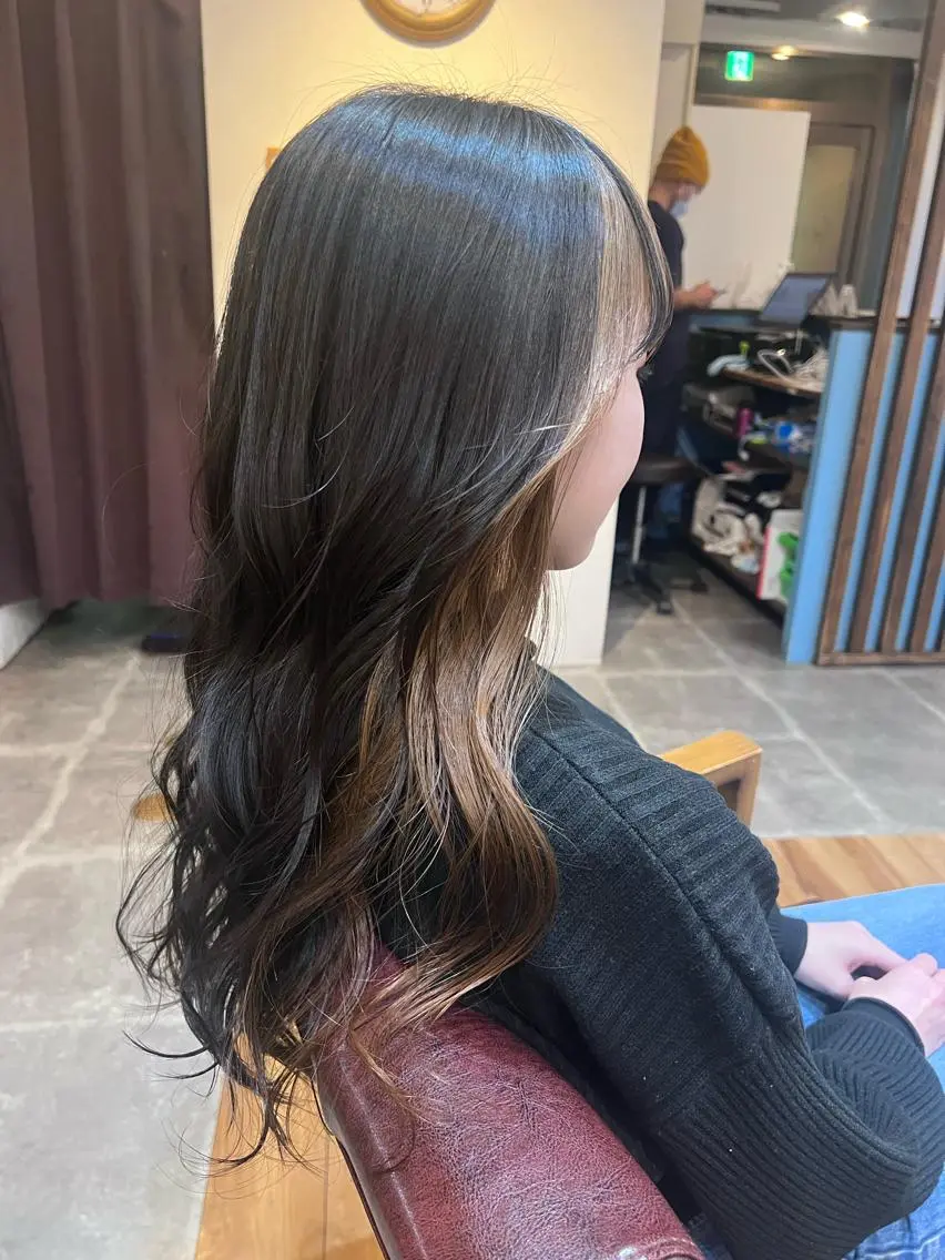 ロング ヘアカラー Cecilhair なんば店    岩川のヘアスタイル