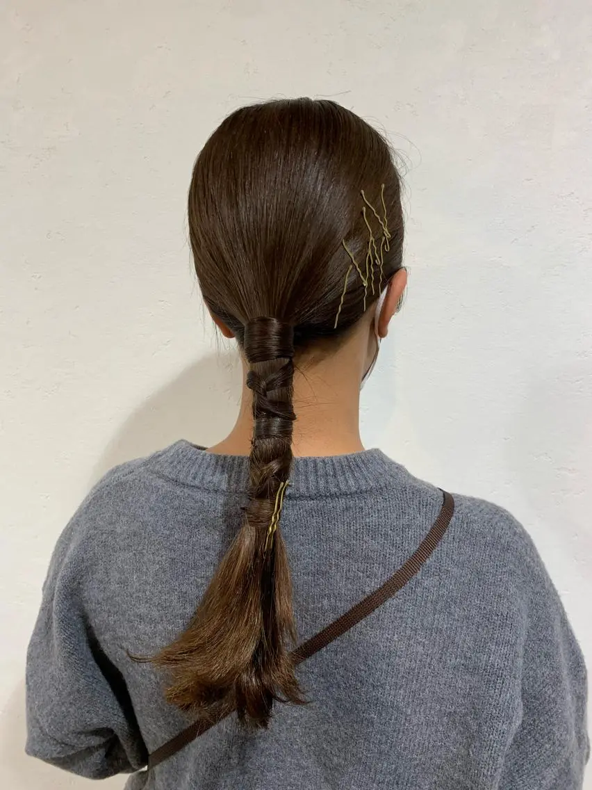 ロング ヘアアレンジ カット ヘアカラー ピンクカラー/ mana🎀のヘアスタイル