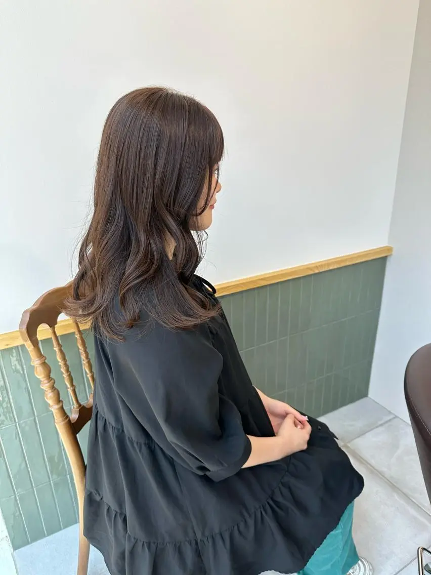 セミロング カラー キッズ オトナヘア🌸 harukaのヘアスタイル