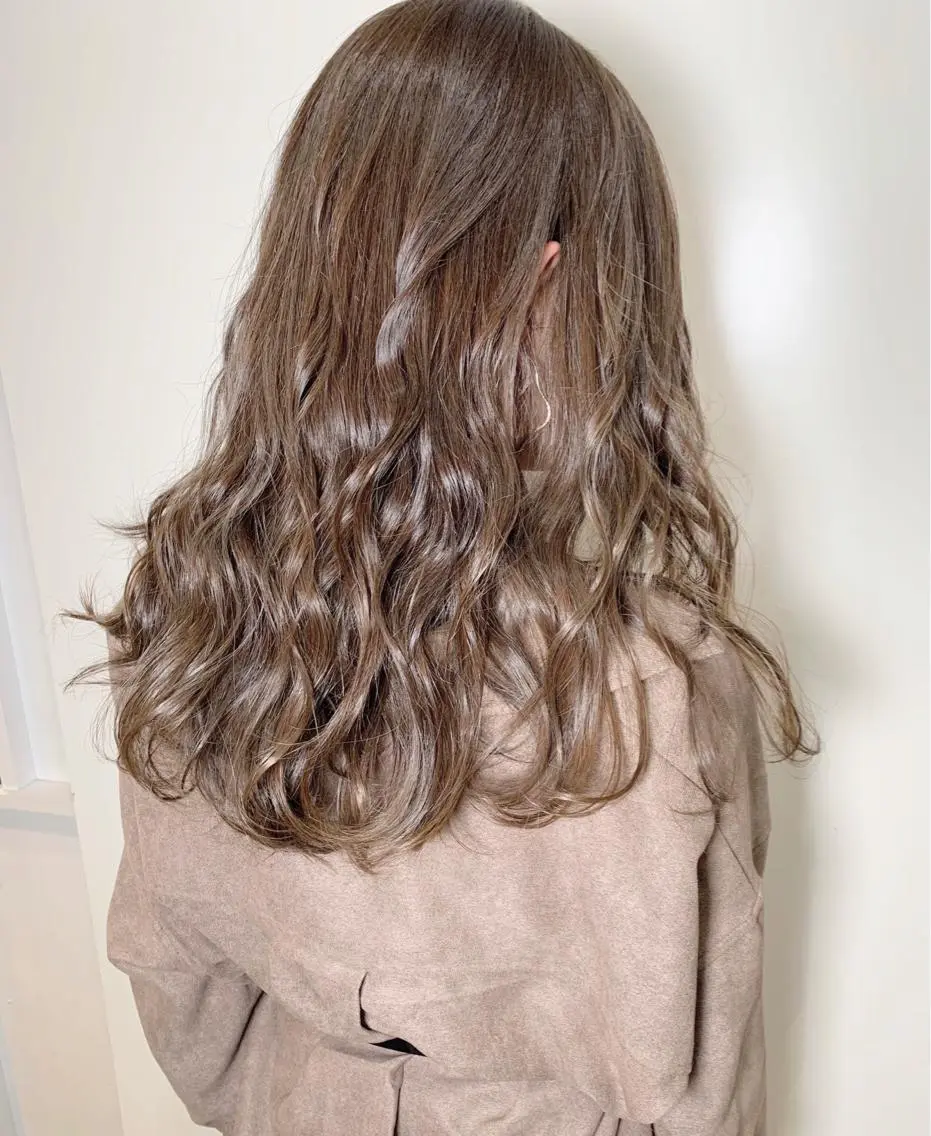 ロング カラー カット ヘアカラー トリートメント 樫原裕二/レイヤー カット/透明感カラーのヘアスタイル
