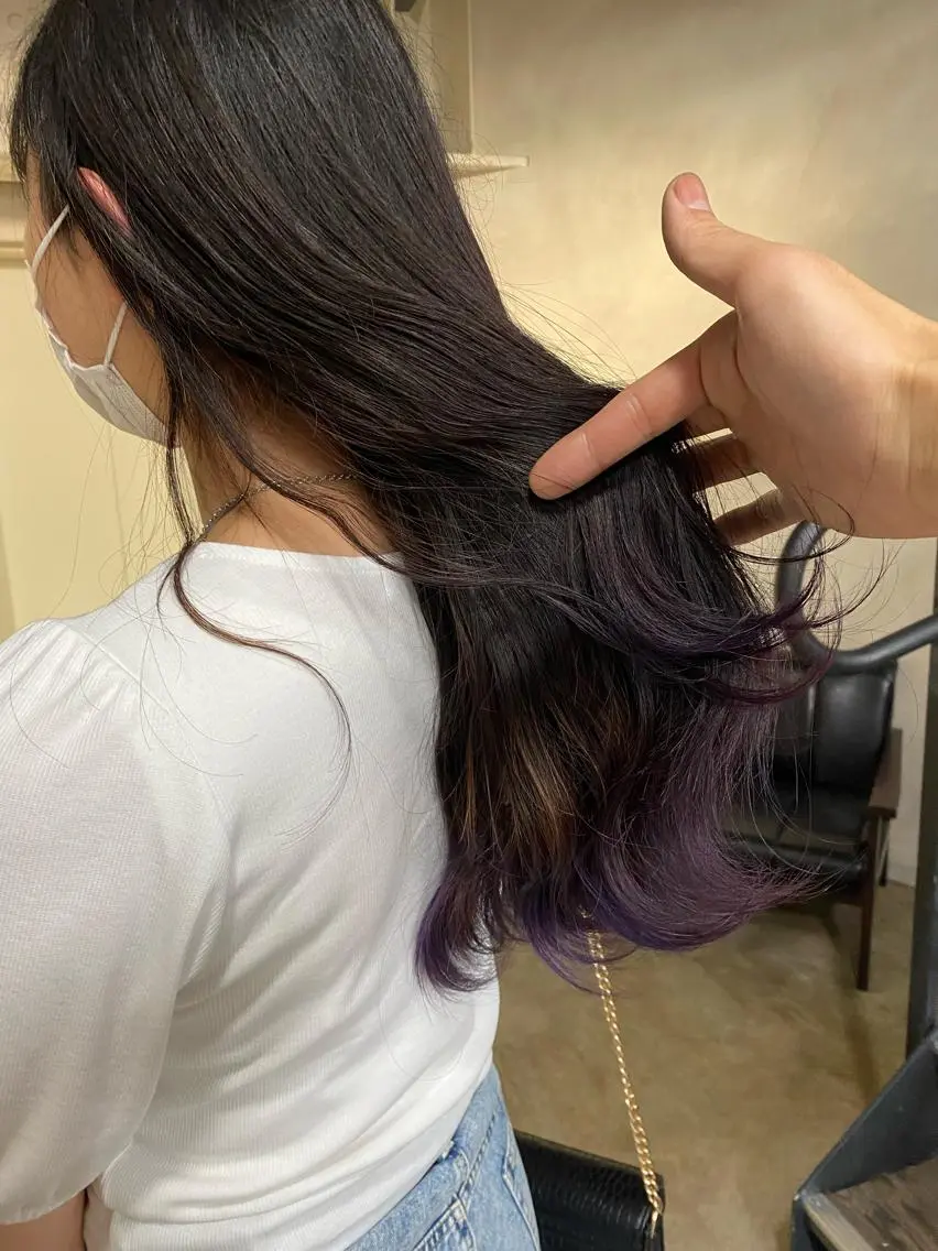 ロング カラー ブリーチ グラデーションカラー ヘアカラー ミニモお気に入り数 No.1宍戸雄弥のヘアスタイル