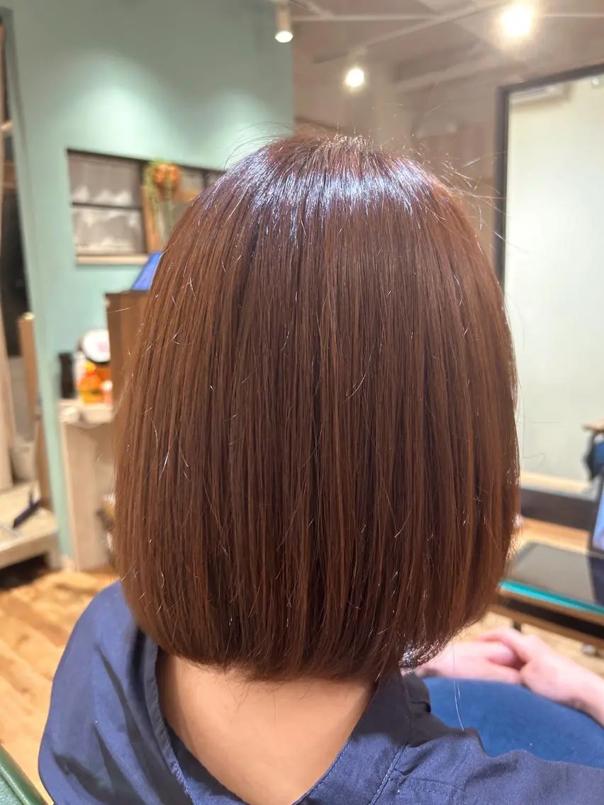 ショート カラー ベージュカラー ピンクカラー ピンクベージュ 髪質改善 トリートメント ヘアカラー トリートメント 艶カラー /Chitose🎀のヘアスタイル