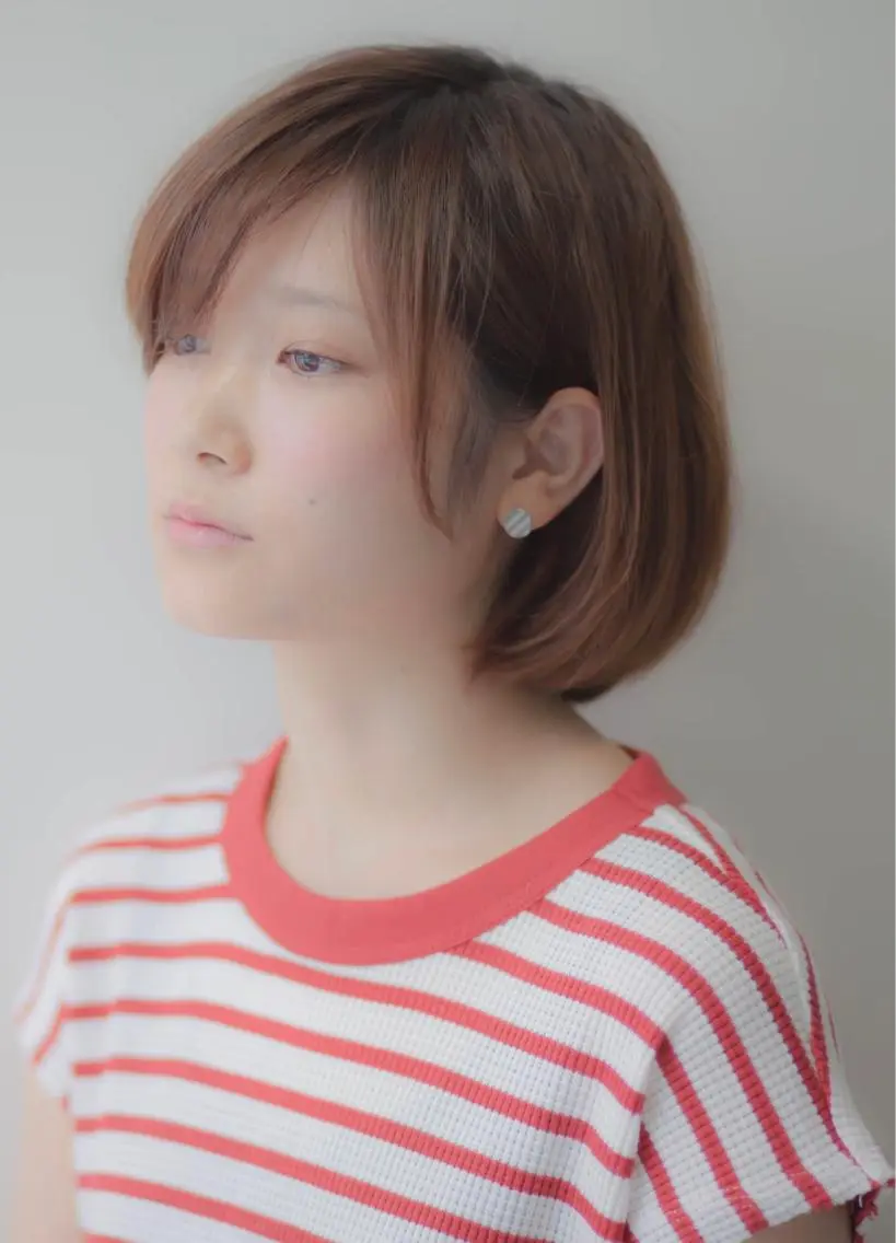 ミディアム カラー イヤリングカラー グレージュ ハイライトカラー インナーカラー ミント 荻野 元気のその他イメージ