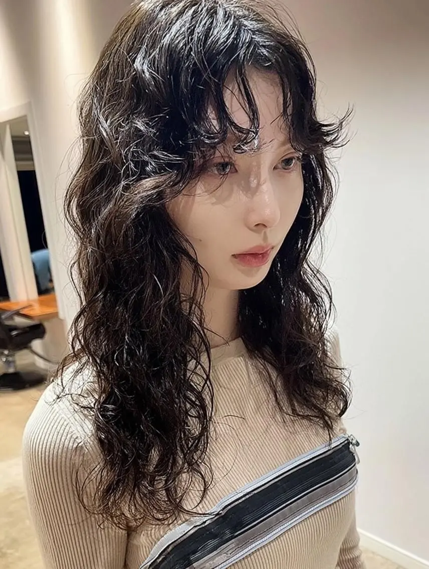カラー パーマ パーマ特化✨/肥後 有紗のヘアスタイル