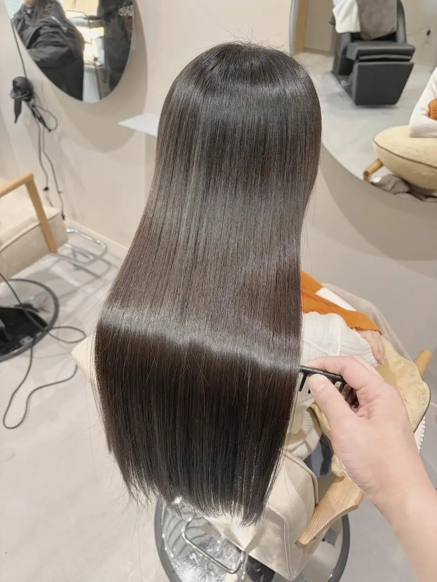ロング トリートメント 池田 愛菜のヘアスタイル