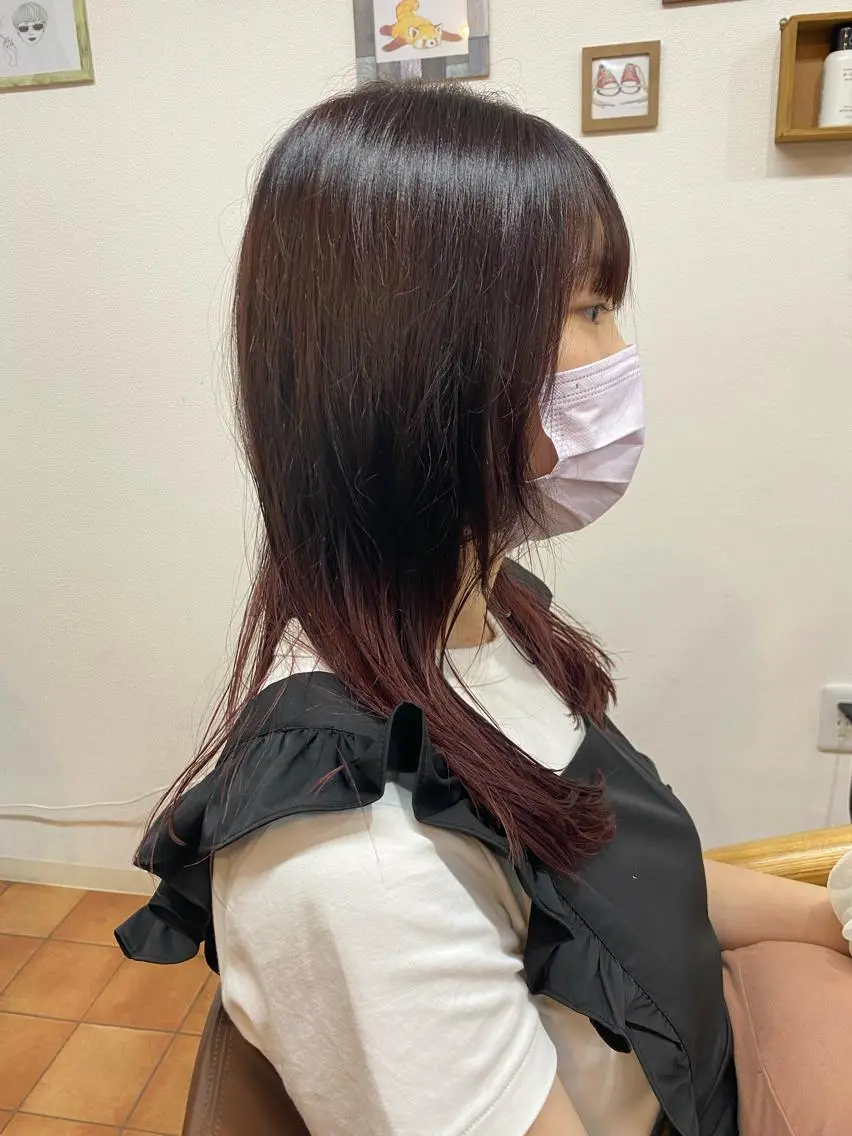 ロング 神谷 知紀のヘアスタイル