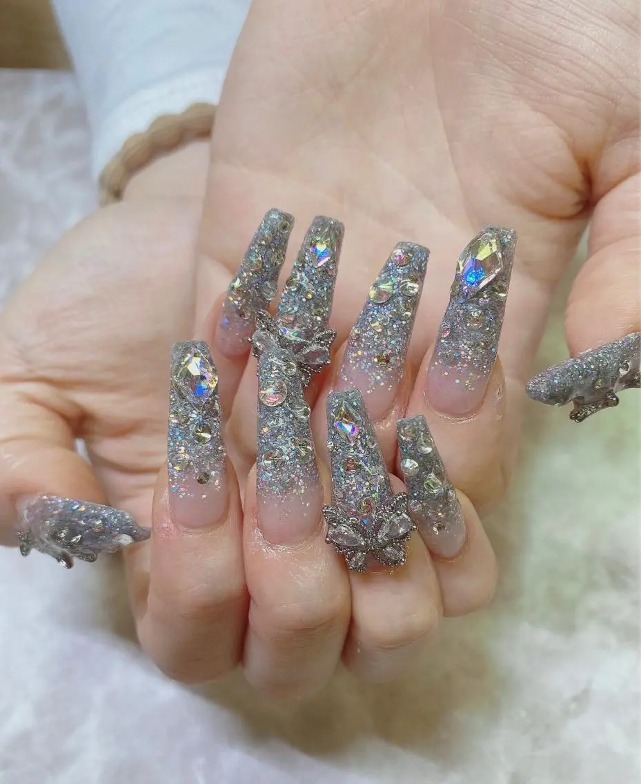 ロング JNA認定講師🌸 RIEのネイルデザイン