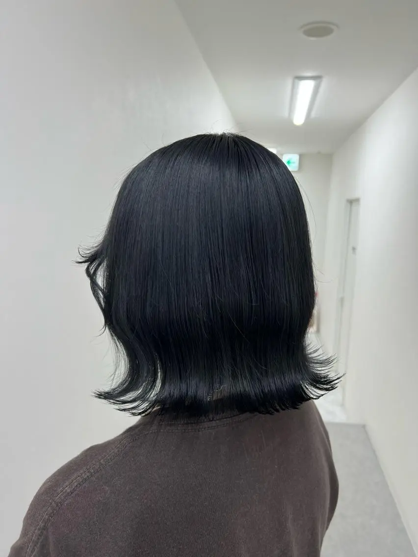 ミディアム 🫧レイヤーカット ・ハッシュ🫧龍星のヘアスタイル