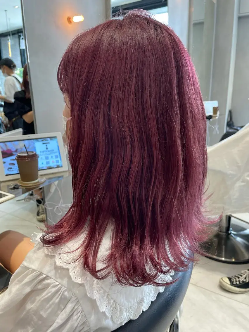 ショート カラー ヘアカラー トリートメント ヘッドスパ ヘアセット 圧倒的透明感カラー nana🦕のヘアスタイル