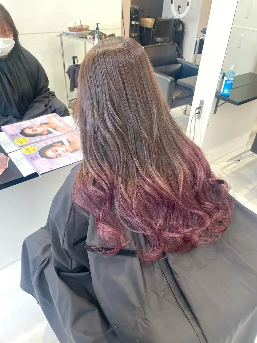 ロング カラー パーマ ヘアアレンジ 💗無料カットモデル 募集中yu-ki💗のヘアスタイル
