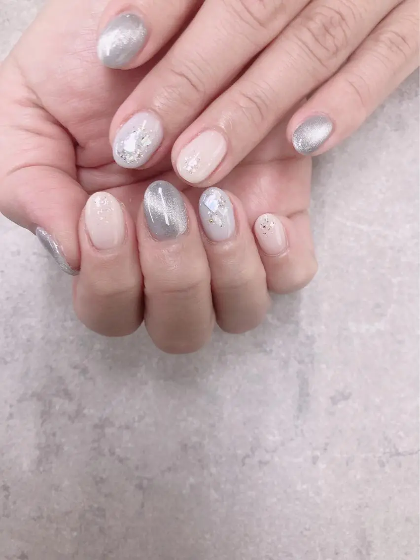 ネイル マグネットネイル ハンドネイル ハンドケア FASTNAIL PLUS 新宿店のネイルデザイン