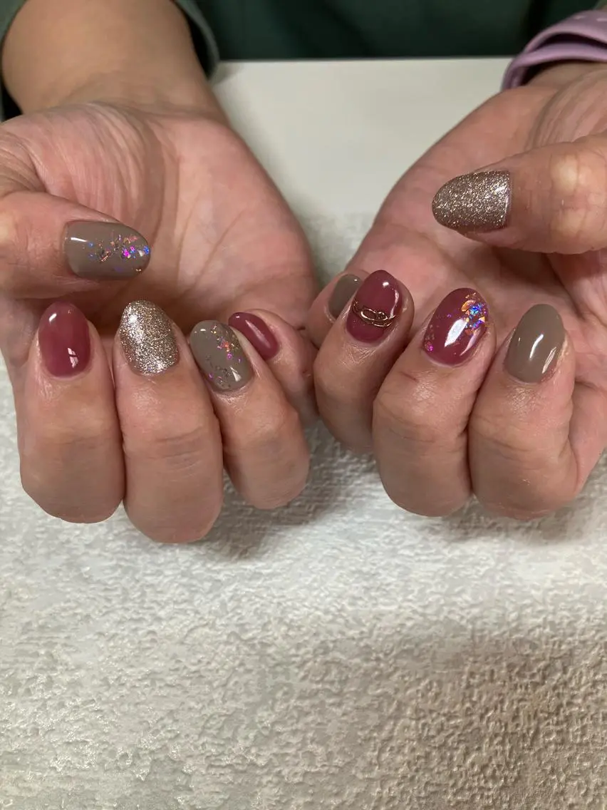 ネイル アートネイル ワンカラーネイル m'sNail 福岡西区 ネイルのネイルデザイン