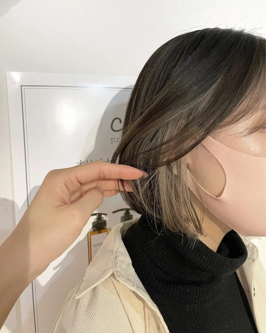 ショート カラー ヘアカラー トリートメント 🍊新宿南口🍊 ERINAのヘアスタイル