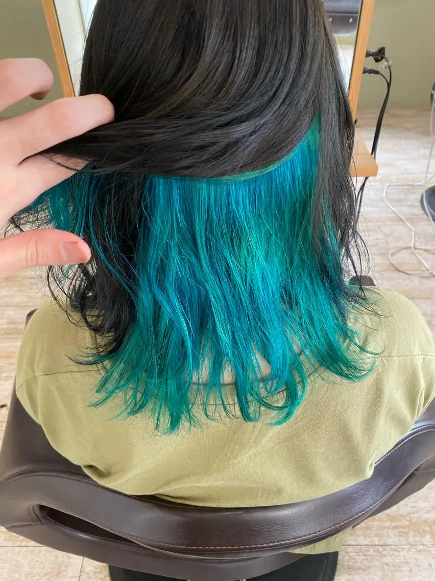 ミディアム カラー Agu hair 清尾 浩昭のヘアスタイル