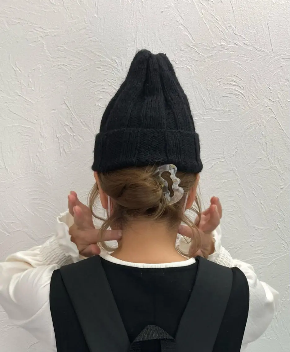 ミディアム ヘアアレンジ 田牧 みゆきのヘアスタイル
