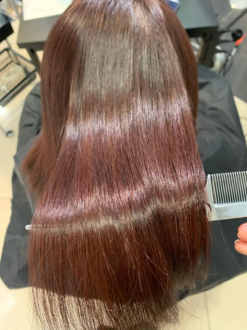 ミディアム カラー 髪質改善 トリートメント joule新宿店 YUIのヘアスタイル