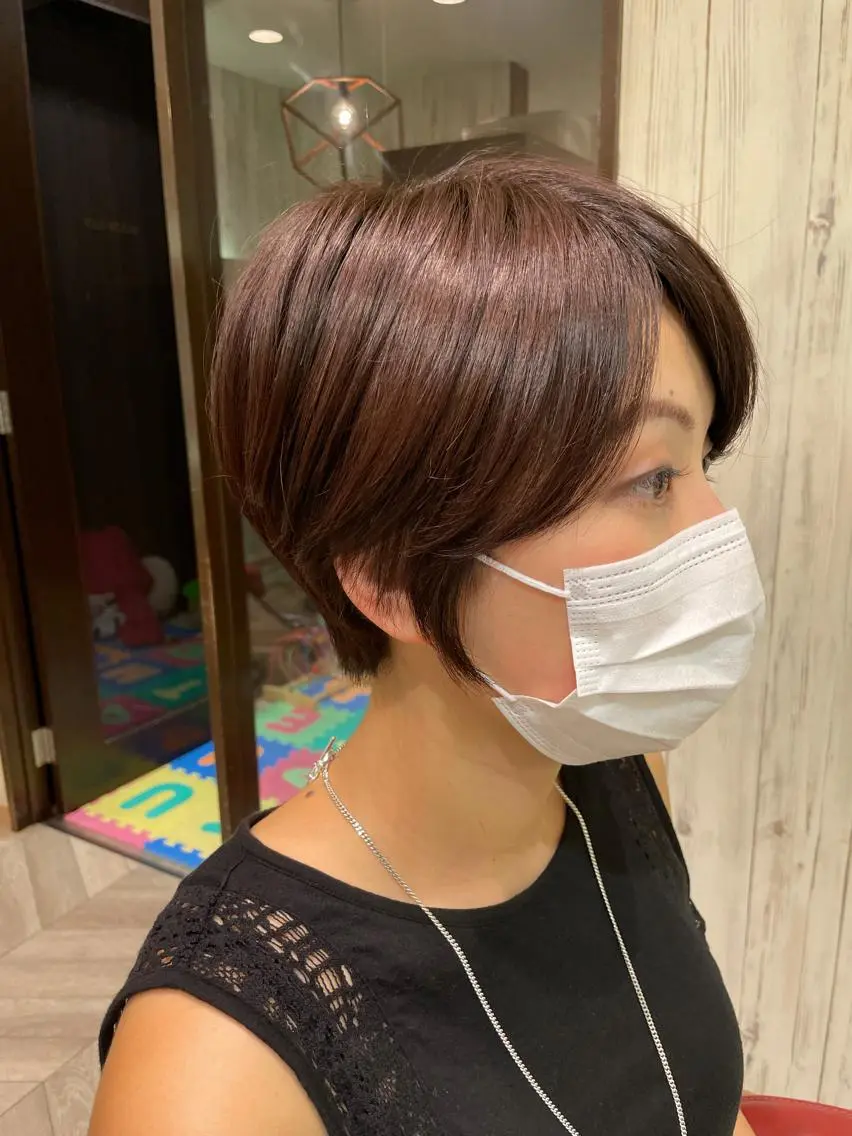 ショート くびれヘア ショートヘア 松本 将太のヘアスタイル