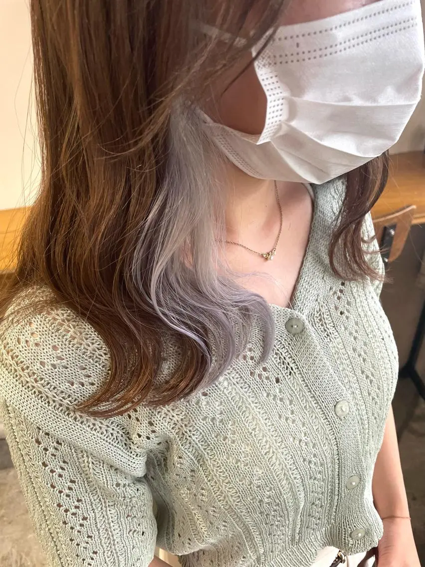 ミディアム カラー ヘアアレンジ ☂️カトウ ケイゴ☂️のヘアスタイル