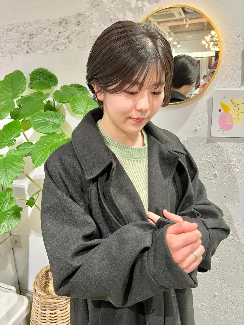 ショート 石井 菜々のヘアスタイル